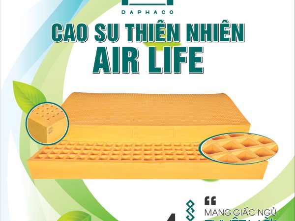 nem 4s cao su thien nhien Nệm cao su thiên nhiên AIRLIFE