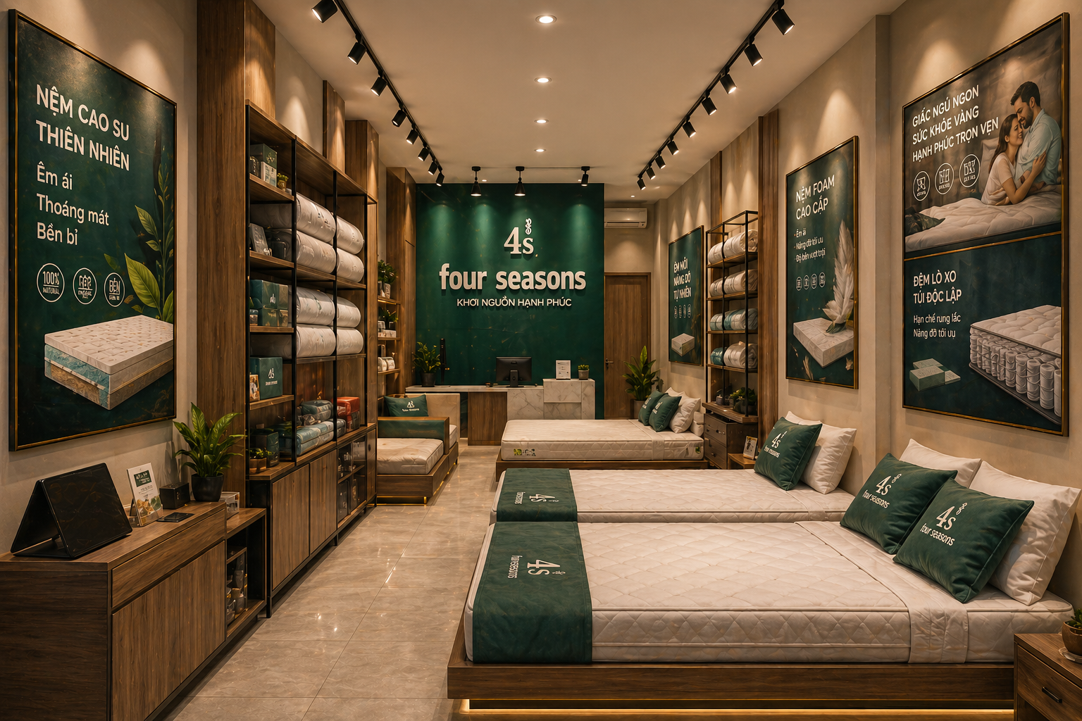 Showroom Nệm 4S Bên Trong